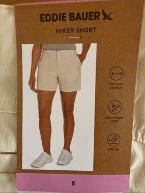 Eddie Bauer Women's Hiker Shorts in Light beige